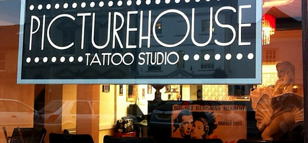The Picture House Tatoo Studio from outside