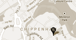 Map to Picture House Tattoo Studio - Chippenham